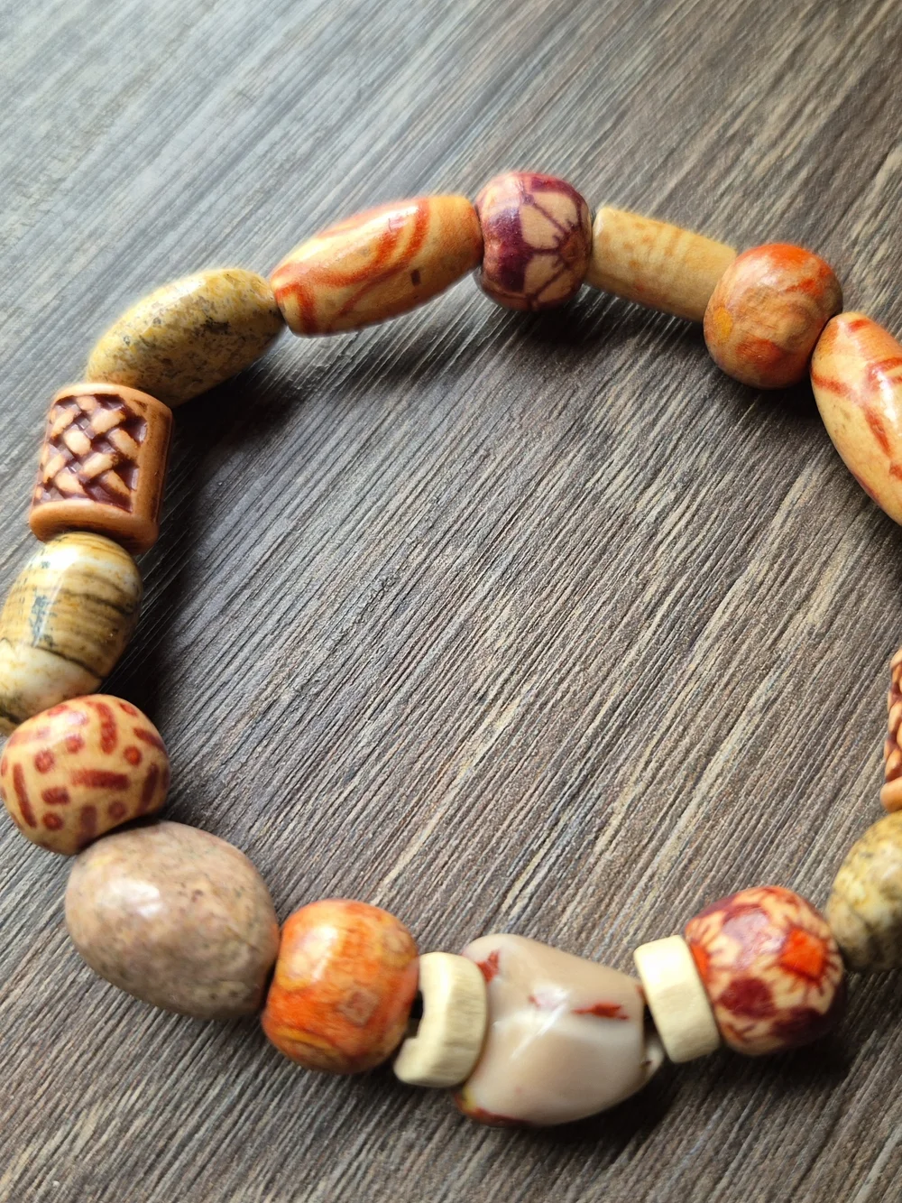 Natural Mookaite Stones And Boho Set! - Picture 8 of 11